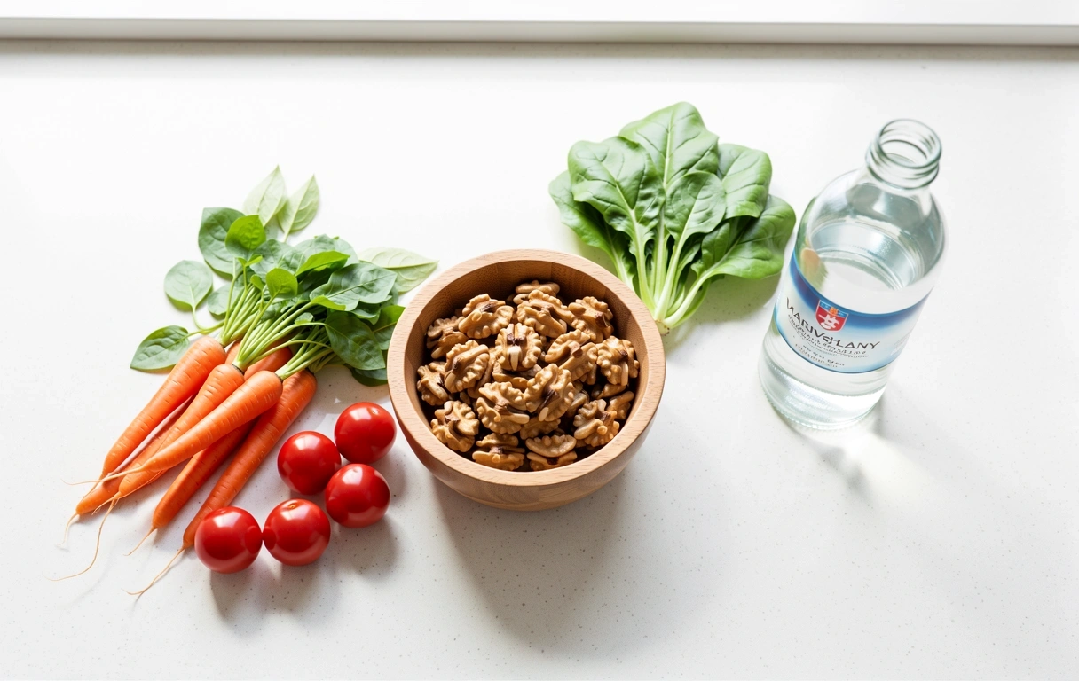 Fresh ingredients for nutritional balance